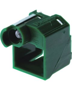 ตัวล็อคสายแพทช์ สีเขียว 10 ชิ้น PSL-DCPLRX-GR