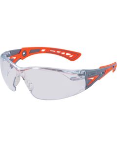 Bolle Safety RUSH+ Color Variation Granada Orange Clear Lenses
