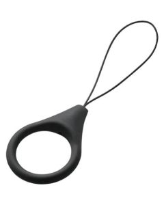 Smartphone strap/Ring strap type/Silicon/L size/Black 1อัน