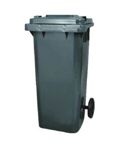 PLASTIC TRASH CAN 120L GRAY