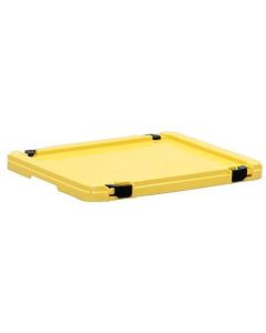 ฝาพร้อมตัวล็อค Polytainer PT-14, 21, 28 สีเหลือง