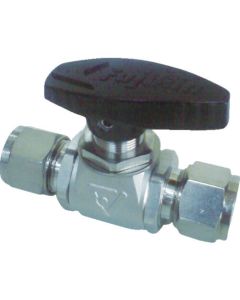 Stainless Steel 4.90MPa Powefull-Lok Ball Valve with Panel Nut
