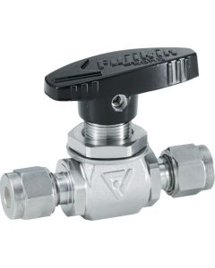 Stainless Steel 4.90MPa V-Lok Ball Valve with Panel Nut