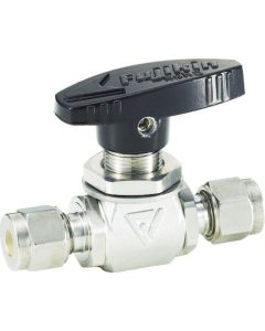 Stainless Steel 4.90MPa Powefull-Lok Ball Valve with Panel Nut