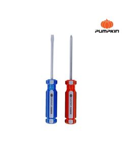 PUMPKIN 17204 ไขควงแพ็คคู่FRANKEN CRV 2ตัว/ชุด 2FK6-100(+/-) 2pcs/pack