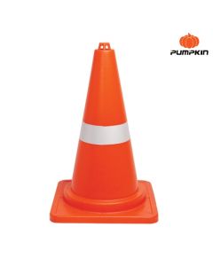 PUMPKIN 20536-F กรวยจราจรชนิด 1 แถบ 50 ซม.