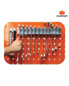 PUMPKIN 20757 แถบแขวนเครื่องมือแบบยึดได้ 12ชิ้น กว้าง370มม.