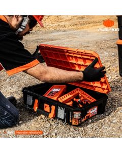 PUMPKIN 20896 Multi Stack กล่องเครื่องมืออเนกประสงค์รุ่นงานหนักกันน้ำ ขนาด165mm PTT-MST165