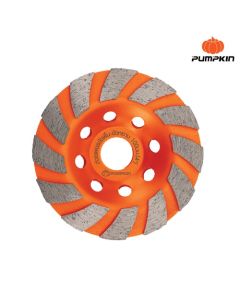 PUMPKIN 22323 ถ้วยเพชรขัดพื้น รุ่น ขัดหยาบ 4นิ้ว PTT-TUR4-SDC