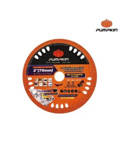 PUMPKIN 23100 ใบเพชรอเนกประสงค์ 3 นิ้ว ตัดโลหะ PTT-75CMW