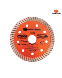 PUMPKIN 23116 ใบตัดเพชร 4 นิ้ว เทอร์โบบาง สีส้ม PTT-TUR4-OR