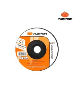 PUMPKIN 23211 แผ่นไฟเบอร์เจียรเหล็ก (บาง) 4" AC No.60 PTT-AC60