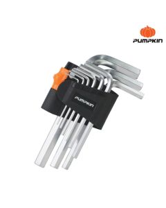 PUMPKIN 28532 หกเหลี่ยมโอซาก้าS2ตัวสั้น 9ตัวชุด PTT-HK9S
