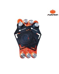PUMPKIN 29422 ไม้บรรทัดวัดเจาะรูอเนกประสงค์/กระเบื้อง 2 แม่แบบ 6 พับ PTT-2M6F