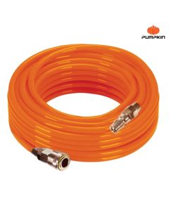 PUMPKIN 31429 สายลมPUสายตรง 10ม. สีส้ม5x8mm พร้อมคอปเปอร์สวมเร็ว