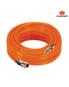PUMPKIN 31430 สายลมPUสายตรง 15ม. สีส้ม5x8mm พร้อมคอปเปอร์สวมเร็ว