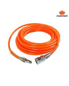 PUMPKIN 31483 สายลมแบบตรง+coupler 20M รุ่นAPOLLO สีส้ม5*8