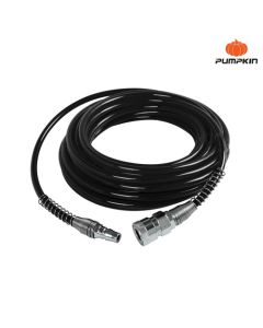 PUMPKIN 31509 สายลมแบบตรง+coupler 10M รุ่นAPOLLO สีดำ5*8
