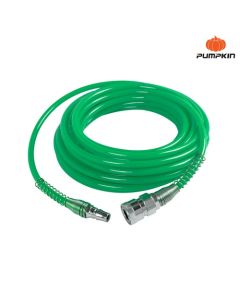 PUMPKIN 31518 สายลมแบบตรง+coupler 20M รุ่นAPOLLO สีเขียว5*8