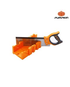 PUMPKIN 32107 เลื่อยปังตอ 10TPI พร้อมกล่ององศา