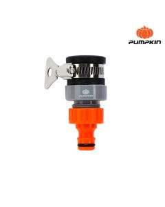 PUMPKIN 42282 ข้อต่อสวมก๊อกน้ำตัวผู้ ขนาด 1/2"-5/8"-3/4" รุ่นหนาพิเศษ PTT-MCON2IN1