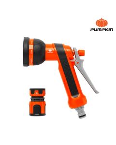 PUMPKIN 42300 ชุดปืนฉีดน้ำ 8 ฟังก์ชั่น พร้อมข้อต่อสายยาง 1/2"-5/8" PTT-8WPC1258