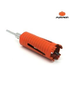 PUMPKIN 44325 Xtreme โฮลซอกระบอกหัวเพชรเจาะผนังปูน 64mm SDS Plus PTT-DCB64