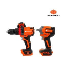 PUMPKIN 50296 INFINITY POWER 20V ชุดสว่านกระแทกและบล็อกกระแทกไร้สาย ไร้แปรงถ่าน 20V Li-ion INF-IMDIW-422CK