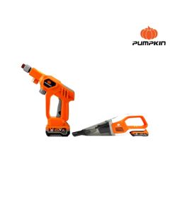 PUMPKIN 50393 INFINITY POWER 20V ชุดเครื่องดูดฝุ่นมือถือและเครื่องฉีดน้ำ 20V Li-ion INF-HVCWG-422CK-X20