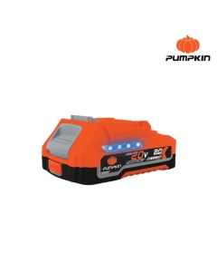 PUMPKIN 50396 X20 แบตเตอรี่ลิเธียมไอออน ขนาดความจุ 2.0Ah (แอมป์อาวว์) X20V-B2