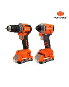 PUMPKIN 50404 INFINITY POWER 20V สว่านกระแทกและไขควงกระแทกไร้สาย Compact ไร้แปรงถ่าน20V Li-ion INF-IMDID-202CK-X20