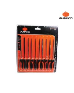 PUMPKIN 51146 ตะไบจิ๋วช่างทอง10ตัว/ชุด 3x140 PTT-10NF3140