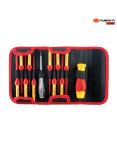 PUMPKIN PRO 17784 ชุดไขควงเปลี่ยนหัว12ตัว/ชุด VDE1000V PROVDE-ICS12S