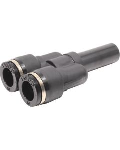 Tube Fitting Unequal Plug-in Y