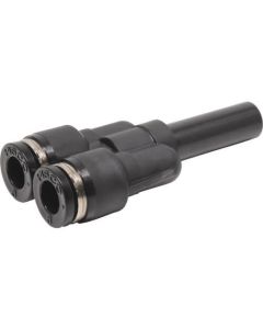 Tube Fitting Unequal Plug-in Y