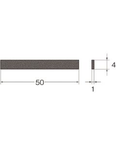หินเจียรแท่งเซรามิก ความยาวรวม (มม.): 50 ขนาดเกรน (#): 280