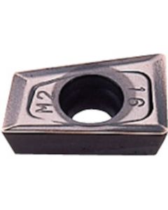 เม็ดมีดประเภท AQX พร้อมร่องคายเศษ M การเคลือบ PVD VP15TF