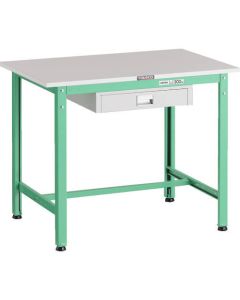 โต๊ะทำงานน้ำหนักเบาแบบ RAE 900 x 600 บาง 1 ลิ้นชัก สี YG
