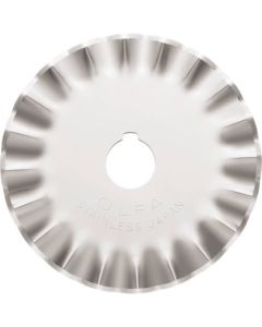 ใบมีดสำหรับโรตารี่คัตเตอร์โอฟ่า 45mm (0.4mm) Pinking Blade x 1