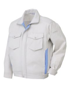 เสื้อเบลาส์ unisex ป้องกันไฟฟ้าสถิตย์เป็นมิตรกับสิ่งแวดล้อม สีเทาเงิน LL