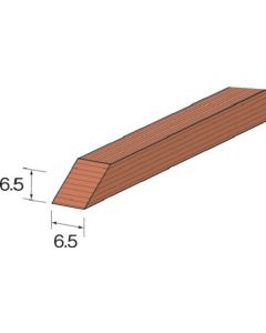 ไม้ขัดเงาไม้ฉากอ่อน 6.5 x 6.5 มม. (5 ชิ้น)