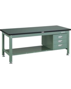 Medium-Duty Workbench c/w 3 Cabinet