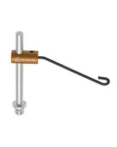 55 mm spring wire clamp with 50 mm post and M6 thread
