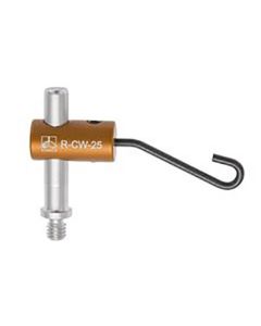 36 mm spring wire clamp with 25 mm post and M4 thread