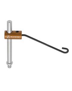 55 mm spring wire clamp with 45 mm post and M4 thread