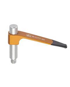 40 mm soft tip tension clamp with 25 mm post and M4 thread