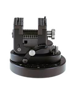 Rotational angle vice for use with M4, M6 and 1/4-20 fixturing components