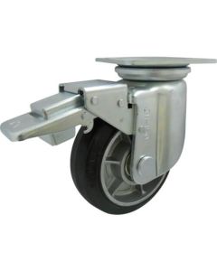 Heavy-duty Press Caster (Rubber Wheel) 1อัน