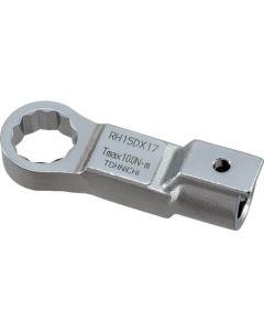 หัวแหวน (สำหรับความกว้างของสลักเกลียวหกเหลี่ยมทั่วแฟลต 3/4 นิ้ว)