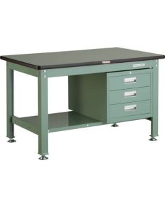 Medium-Duty Workbench c/w 3 Cabinet